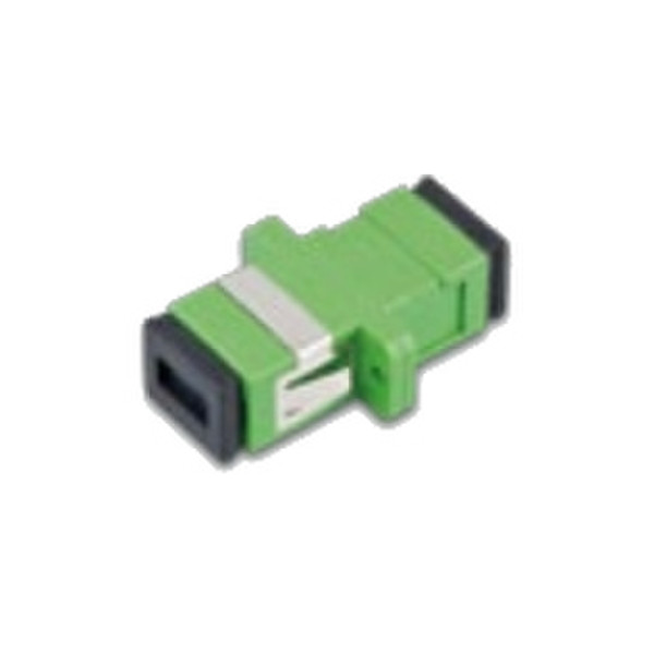 Triotronik Lightwin LWL Kupplung Simplex SC-SC, Singlemode, APC-Schliff, plastik, grDCn SC/APC 1pc(s) Green fiber optic adapter