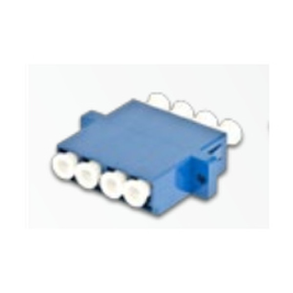 Triotronik Lightwin LWL Kupplung Quad LC-LC (4-fach), Singlemode, plastik, blau, fDCr Duplex-SC Ausnehmungen LC 1pc(s) Blue fiber optic adapter