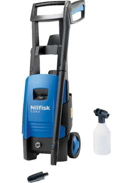 Nilfisk C125.3-8A Компактный Электрический 520, 350л/ч 1700Вт Черный, Синий pressure washer