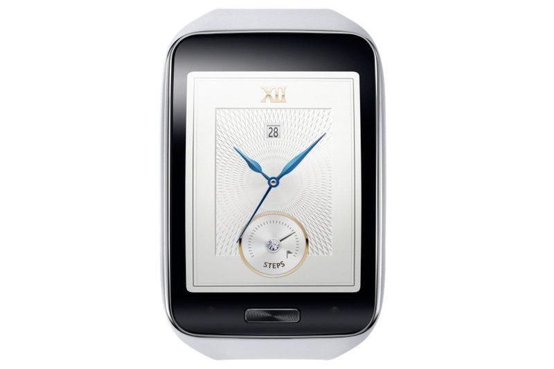 Samsung Gear S 2Zoll SAMOLED 84g Weiß Smartwatch
