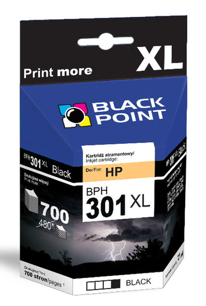 Black Point BPH301XLBK Schwarz Lasertoner & Patrone
