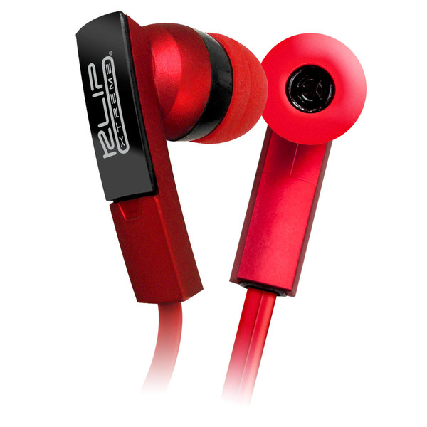 Klip Xtreme KHS-220 Binaural im Ohr Schwarz, Rot Mobiles Headset