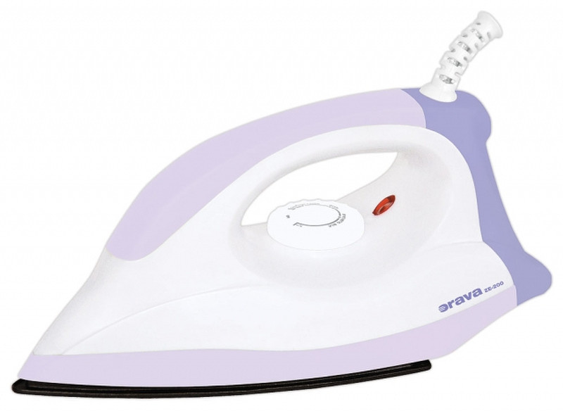 Orava ZE-200 V Dry iron 1100Вт Фиолетовый, Белый утюг