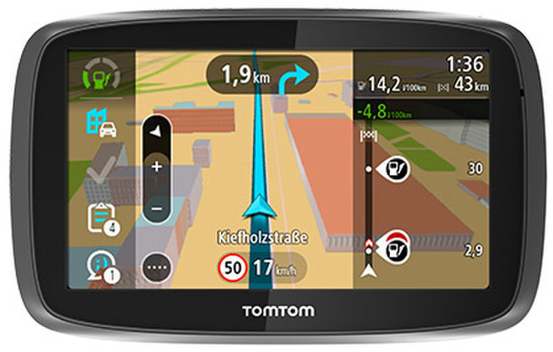 TomTom PRO 5250 Truck Tragbar / Fixiert 5" LCD Touchscreen 229g Schwarz