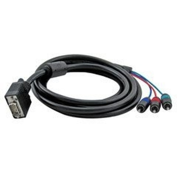 Gefen CAB-VGA-2-CMP06 1.82m VGA (D-Sub) RCA Schwarz Videokabel-Adapter