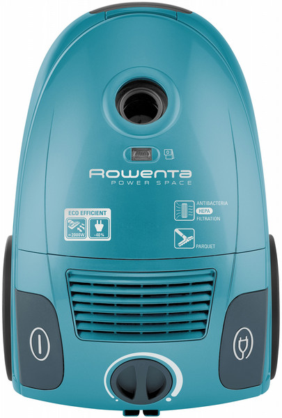 Rowenta Power Space Цилиндрический пылесос 1.5л 750Вт A Синий