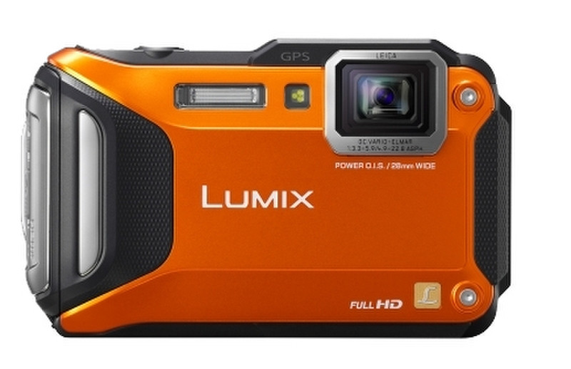 Panasonic Lumix DMC-FT5 16.1МП 1/2.33" MOS 4608 x 3456пикселей Оранжевый