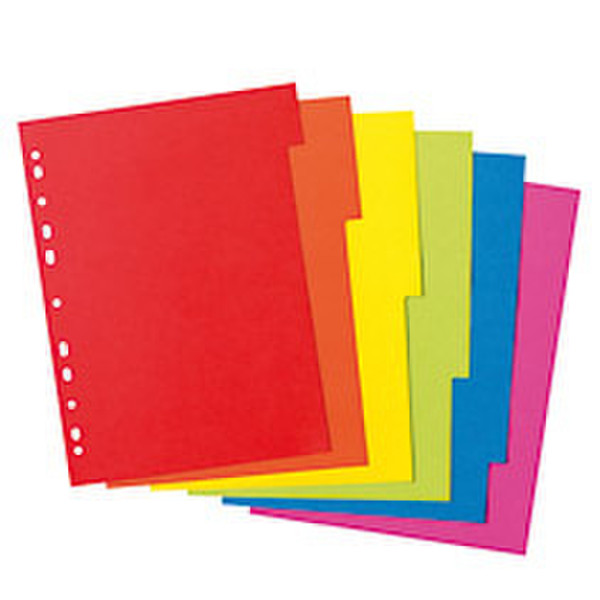 Herlitz 11078078 Multicolour 6pc(s) divider