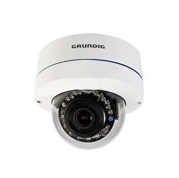 Grundig GCI-K1527V IP security camera Вне помещения Dome Белый камера видеонаблюдения
