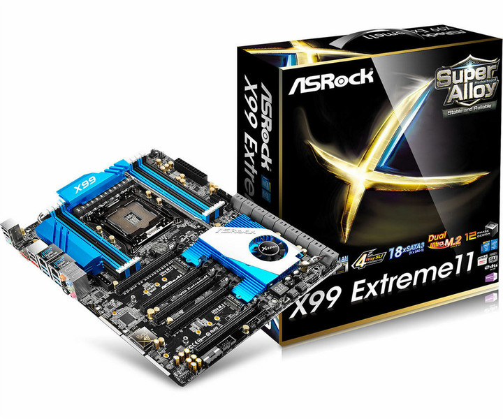 Asrock X99 Extreme11 Intel X99 LGA 2011-v3 Erweitertes ATX Motherboard