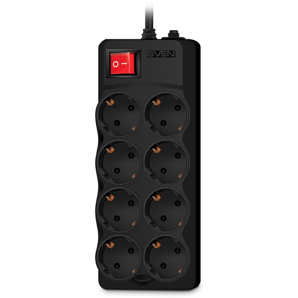 SVEN Optima Pro 8AC outlet(s) 220V 1.8m Black,Grey surge protector