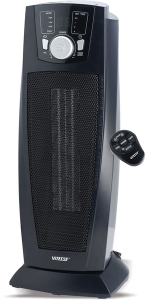 ViTESSE VS-881 Пол 1800Вт Черный Радиатор/вентилятор электрический обогреватель