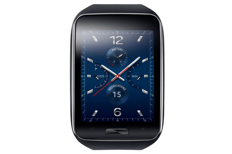 Samsung Gear S 2Zoll SAMOLED 67g Schwarz Smartwatch