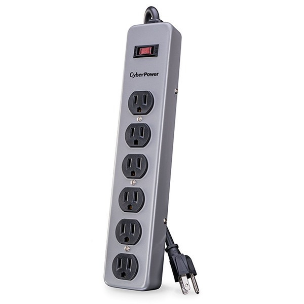 CyberPower CSB606M 6AC outlet(s) 125V 1.8m Grey surge protector