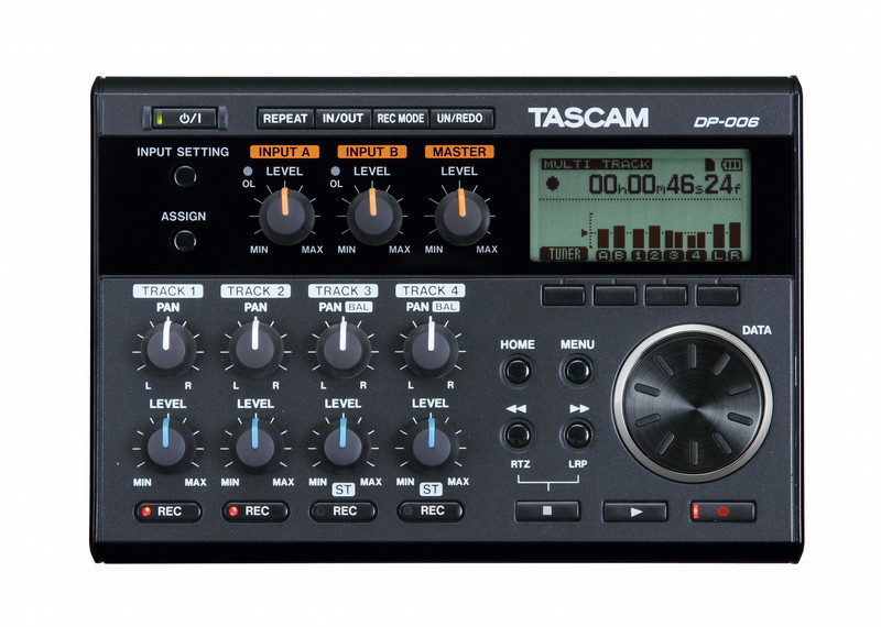 Tascam DP-006 digital audio recorder
