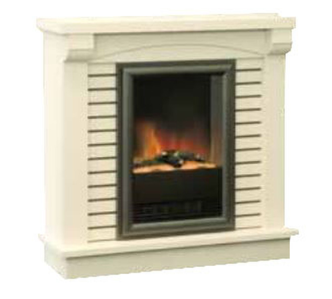 EWT Clermont de Luxe Built-in fireplace Electric Grey,White