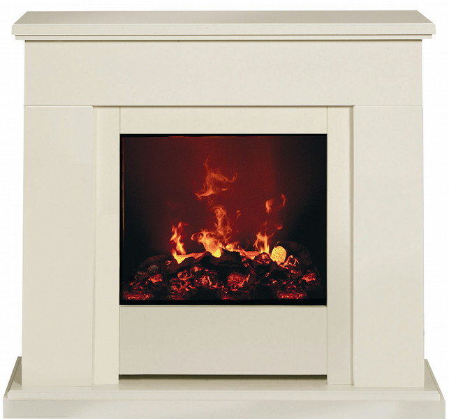 Faber MOOREFIELD Innenraum Freestanding fireplace Elektro Cremefarben, Weiß