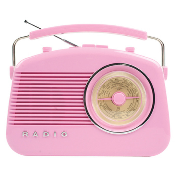 König HAV-TR710PI Tragbar Analog Pink Radio