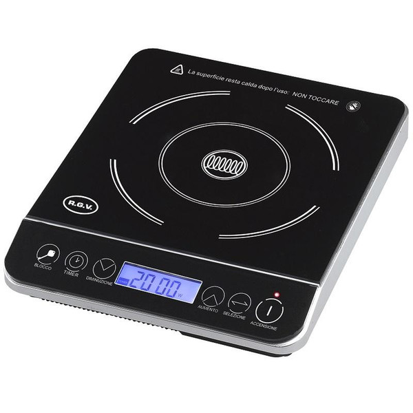 RGV PI-2000 Tabletop Induction Black hob