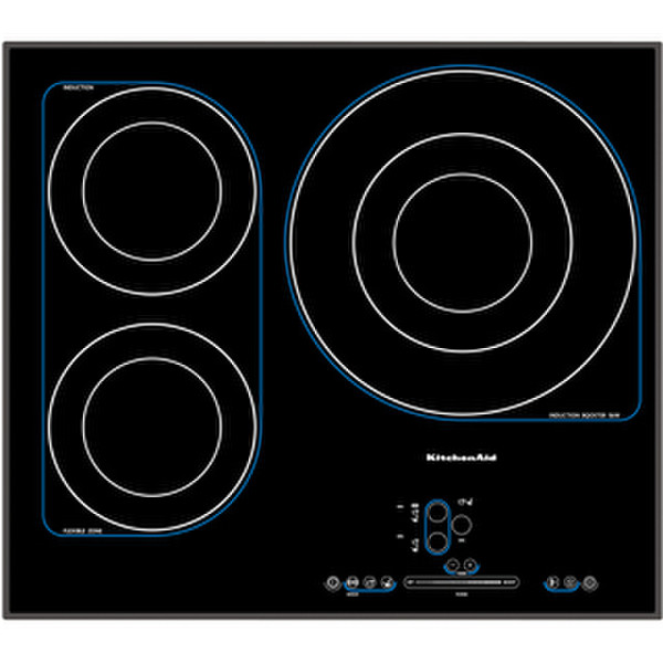 KitchenAid KHIS 6040 Встроенный Индукционная Черный плита