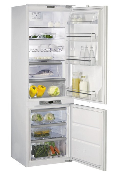 KitchenAid KRCB 6064 freestanding A+ White fridge-freezer