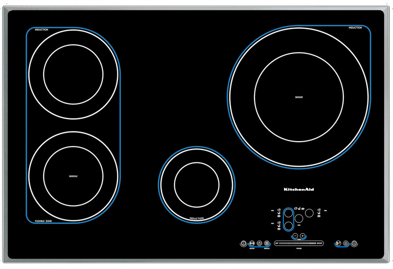 KitchenAid KHIF 7720/I built-in Induction Black hob