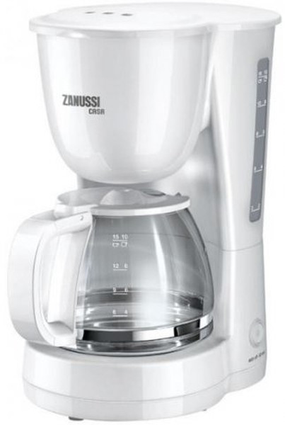 Zanussi ZKF1260 Drip coffee maker 1.5L White