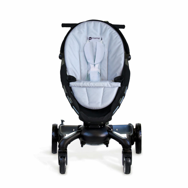 4moms origami Traditional stroller 1seat(s) Black,Silver