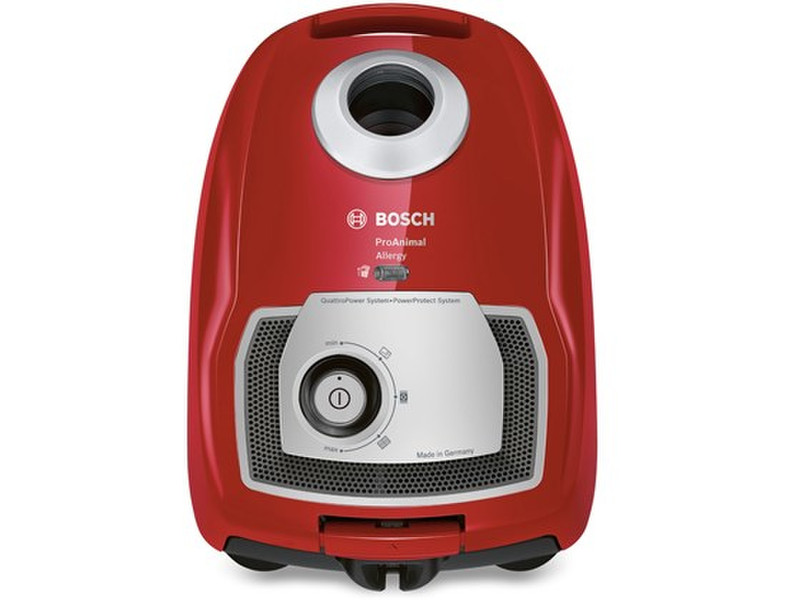 Bosch GL-40 ProAnimal Zylinder-Vakuum 4l 700W A Schwarz, Rot