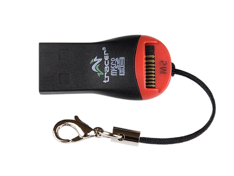 Tracer TRAPOD19811 USB 2.0 Черный, Красный устройство для чтения карт флэш-памяти