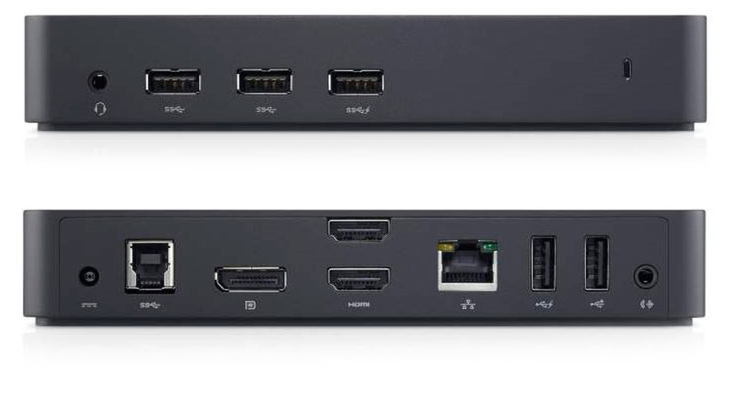 DELL 452-BBOT USB 3.0 (3.1 Gen 1) Type-B Черный док-станция для ноутбука