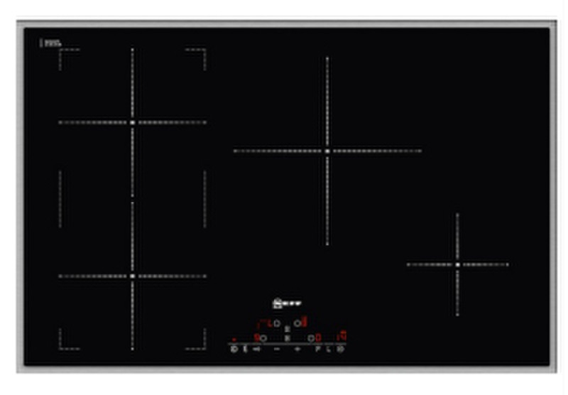 Neff TD 4389 N built-in Induction Black,Stainless steel hob