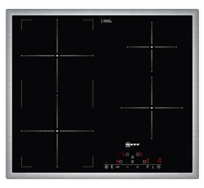 Neff TD 4349 N built-in Induction Black,Stainless steel hob