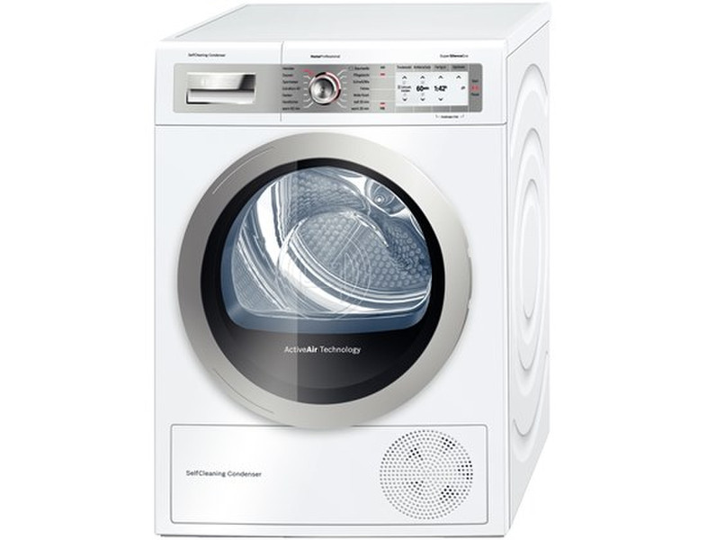 Bosch HomeProfessional WTY887W3 freestanding Front-load 8kg A+++ White tumble dryer