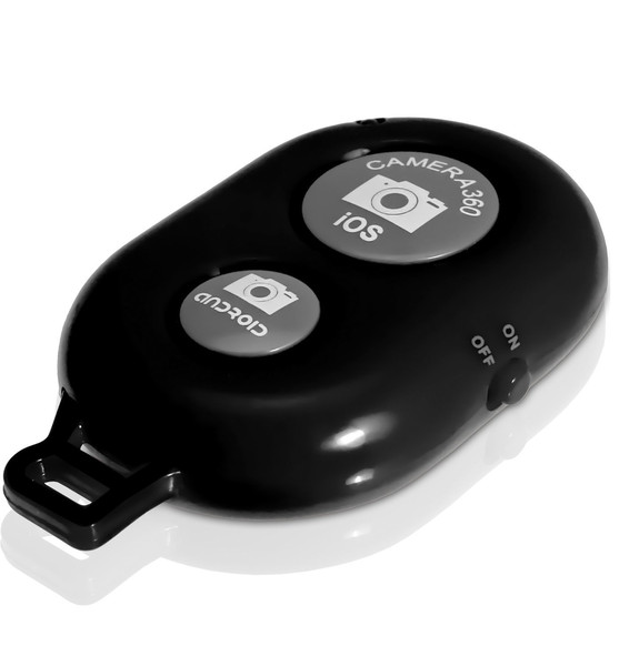 iGadgitz U3054 Bluetooth Drucktasten Schwarz Fernbedienung