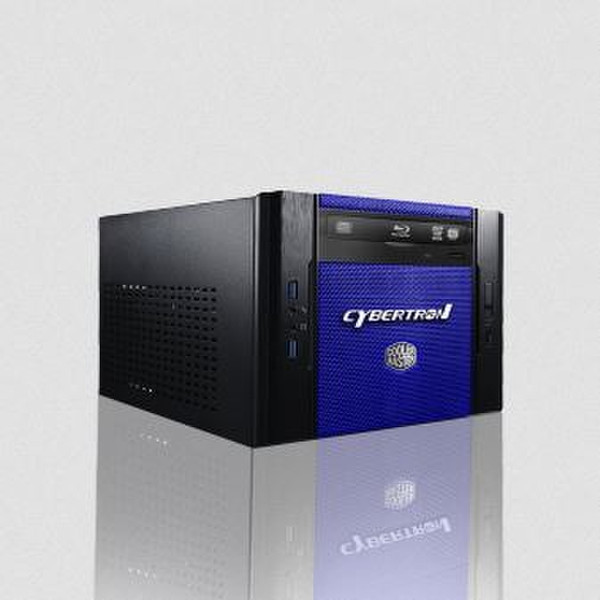 CybertronPC MC114A Intel H81 Socket H3 (LGA 1150) 3.4ГГц i3-4130 Черный, Синий ПК/рабочая станция barebone