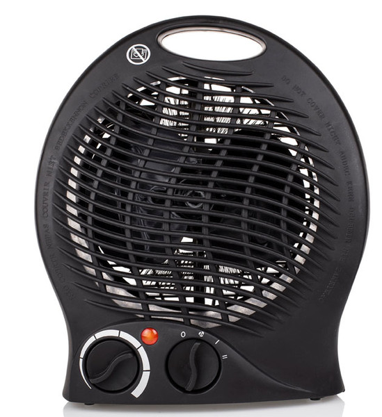Tristar KA-5037 Floor,Table 2000W Black Fan electric space heater