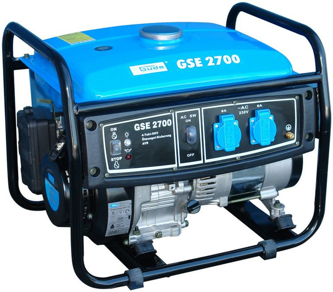 Guede GSE 2700 2000W 12L Black,Blue engine-generator