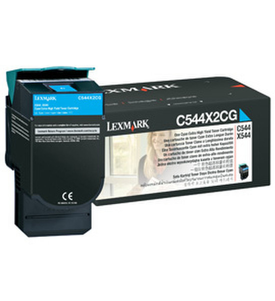 Lexmark C544X2CG Laser cartridge 4000pages Black,Cyan laser toner & cartridge