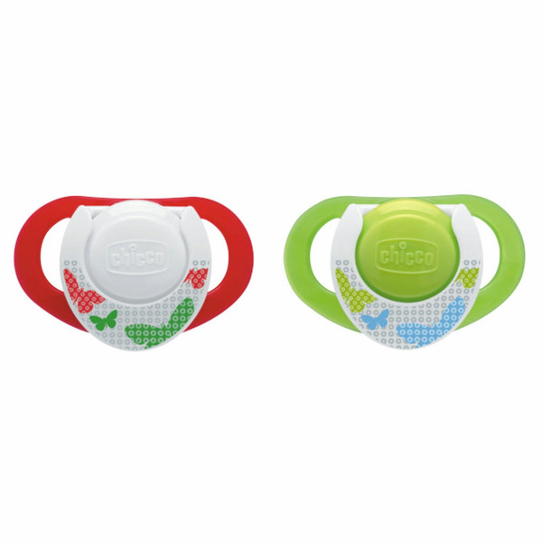 Chicco Physio Classic baby pacifier Latex Mehrfarben