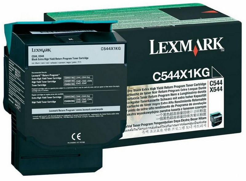 Lexmark C544X1KG тонер и картридж для лазерного принтера