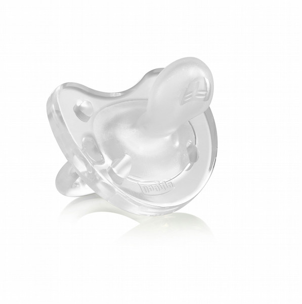 Chicco Physio Soft Free-flow baby pacifier Silicone Transparent