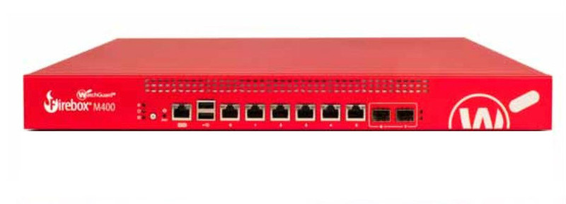 WatchGuard Firebox M400 UTM Suite, 1Y 1U 8000Mbit/s Firewall (Hardware)