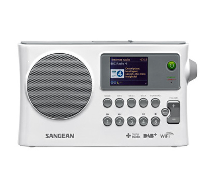 Sangean WFR-28C Internet Цифровой Белый радиоприемник
