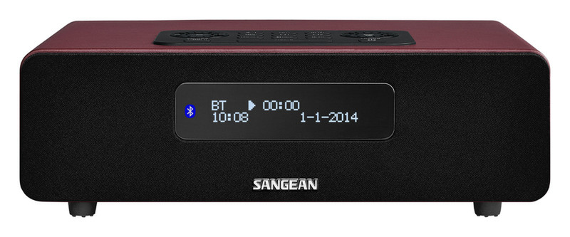 Sangean DDR-36 Персональный Цифровой Красный радиоприемник