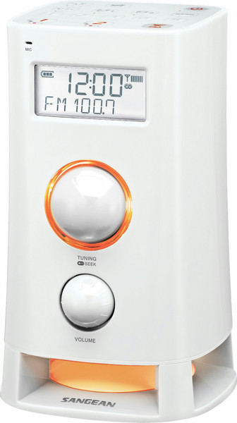 Sangean K-200 Clock Digital White