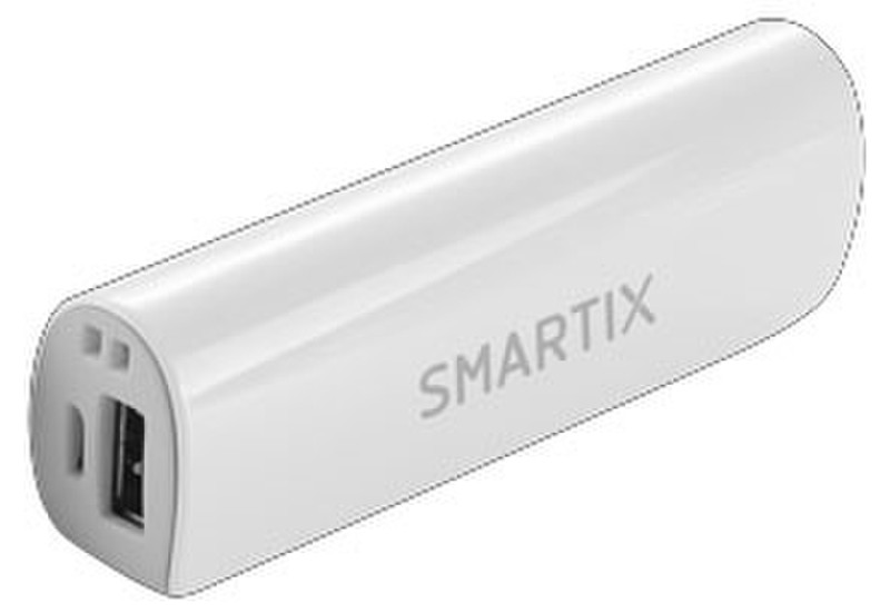 Atlantis Land Smartix Stamina 2600 Lithium-Ion (Li-Ion) 2600mAh White power bank