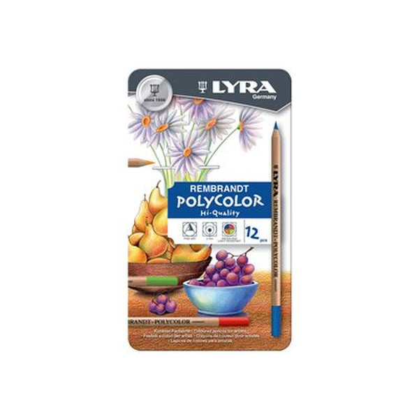 Lyra Rembrandt Polycolor Multi 12pc(s) colour pencil