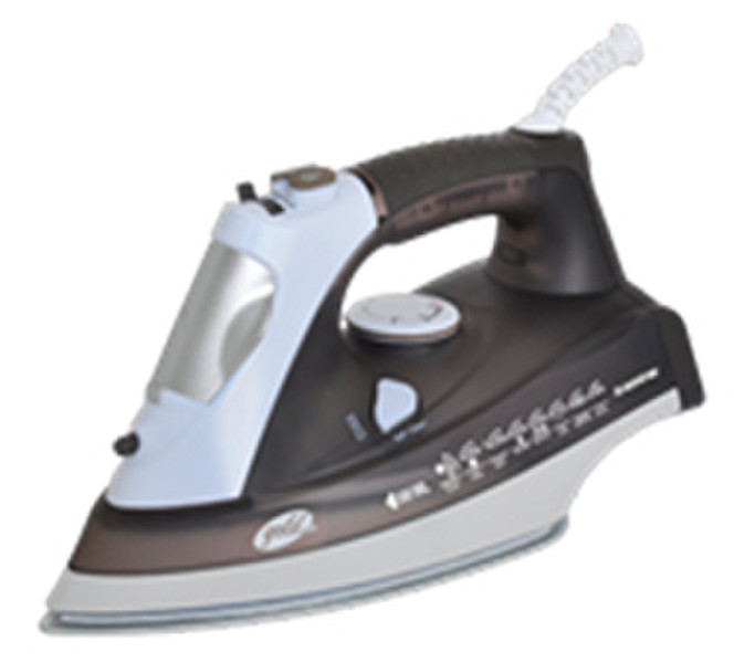 GoldMaster GSI-7602B Dry & Steam iron Ceramic soleplate 2400W Brown iron