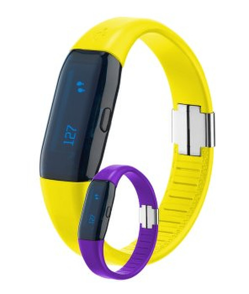 Trisa Electronics 1882.0200 Wireless Wristband activity tracker Violet,Yellow activity tracker